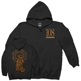 108 "Radha" Zip-Up Sweatshirt