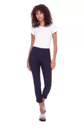 65027A Navy Slim Ankle Pant