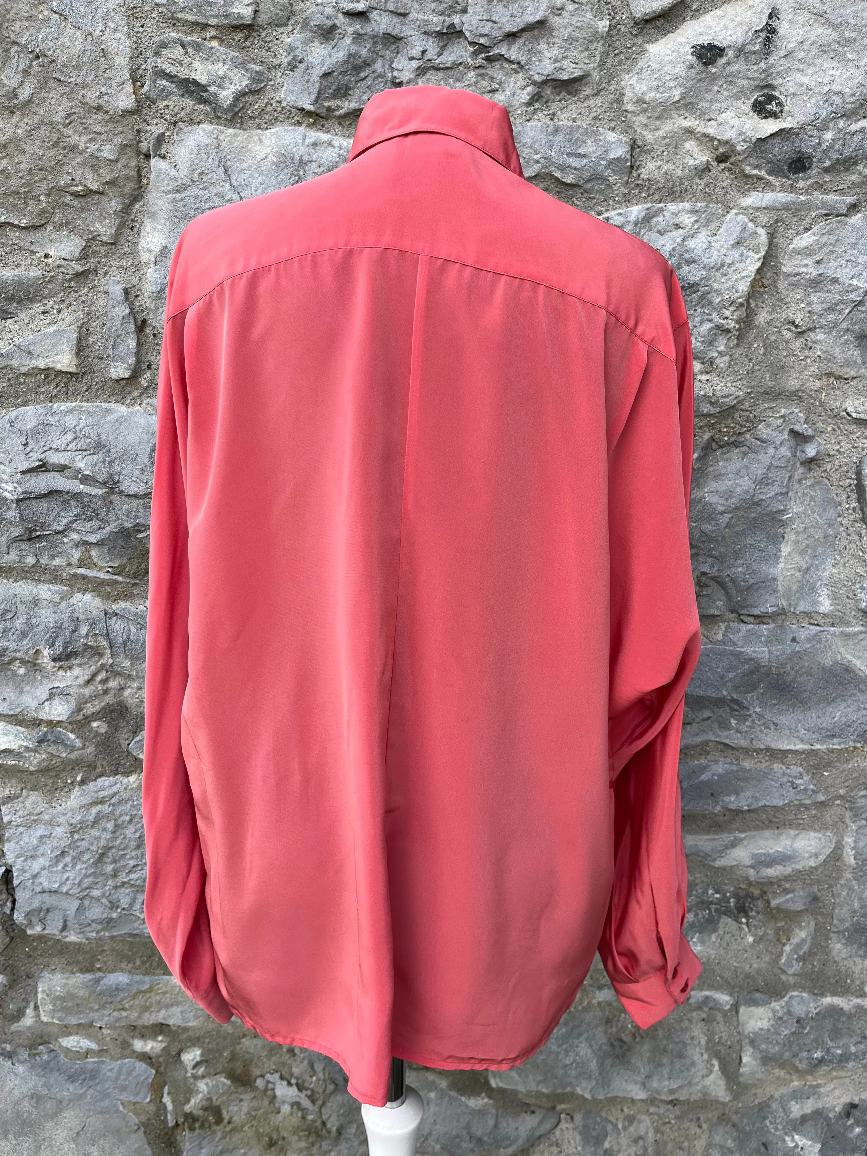 80s orange shirt uk 14