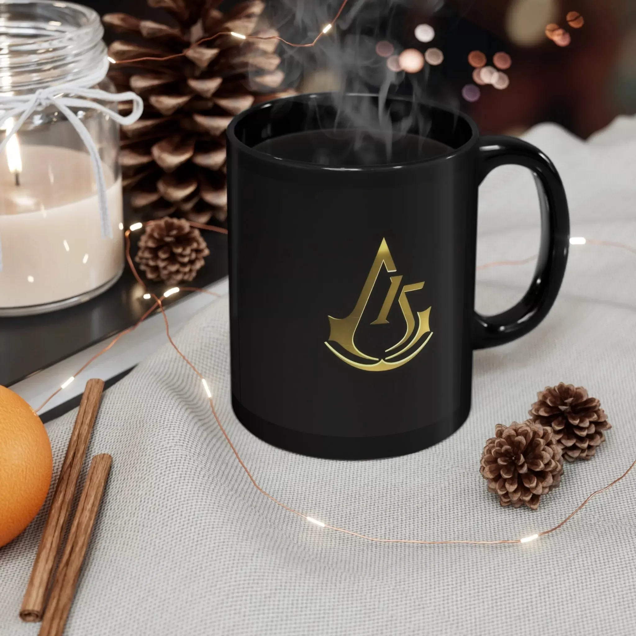 AC Logo 11oz Black Mug