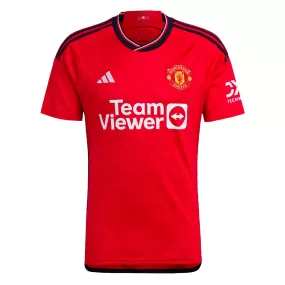 adidas Men's Manchester United 2023/24 Home Jersey Red/Black