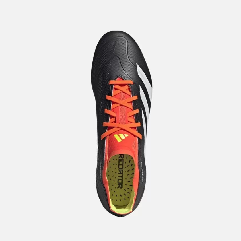 Adidas Predator League L Unisex Football Ground Shoes -Core Black/Cloud White/Solar Red