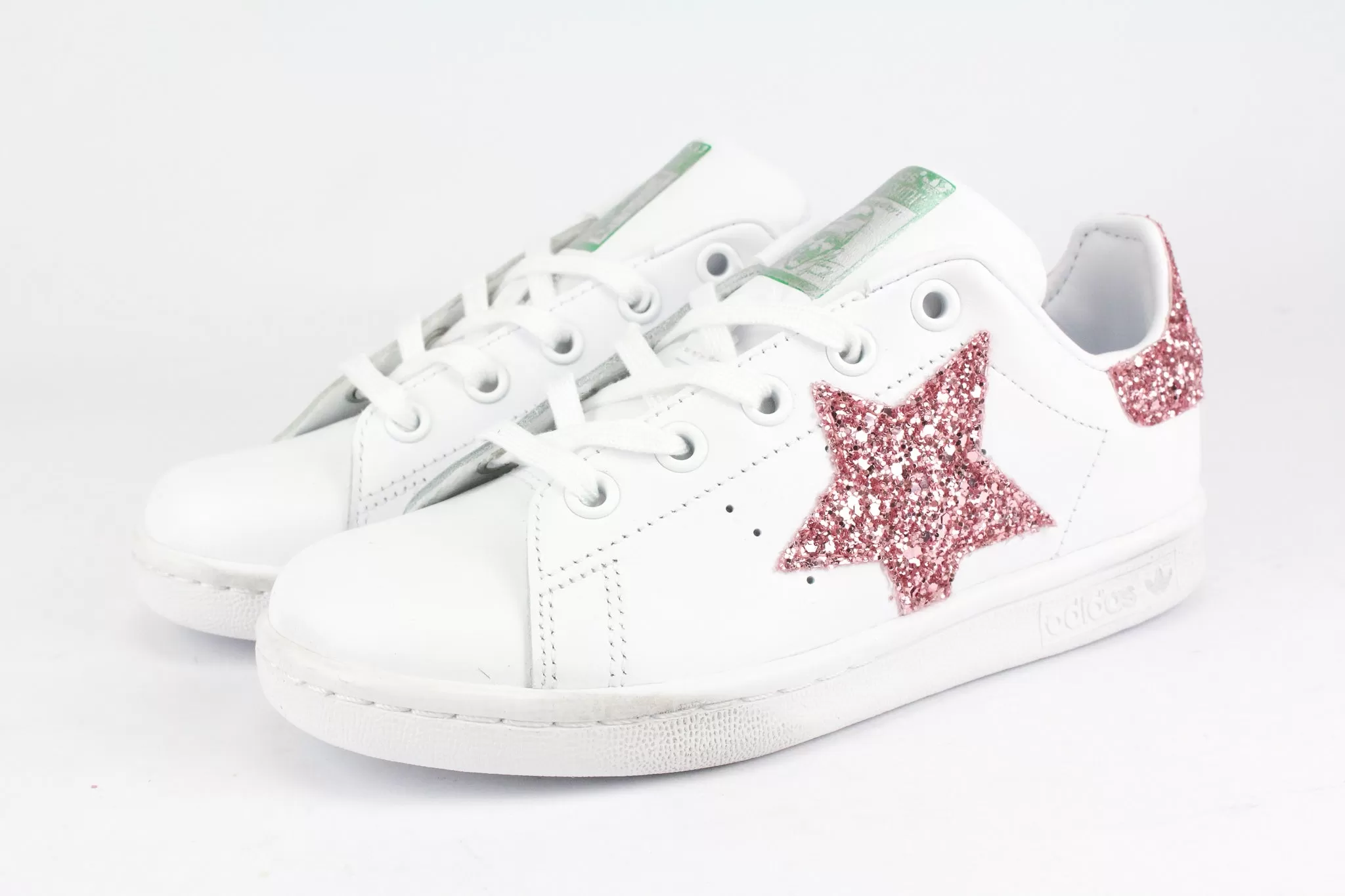 Adidas Stan Smith J Stella Pink Glitter