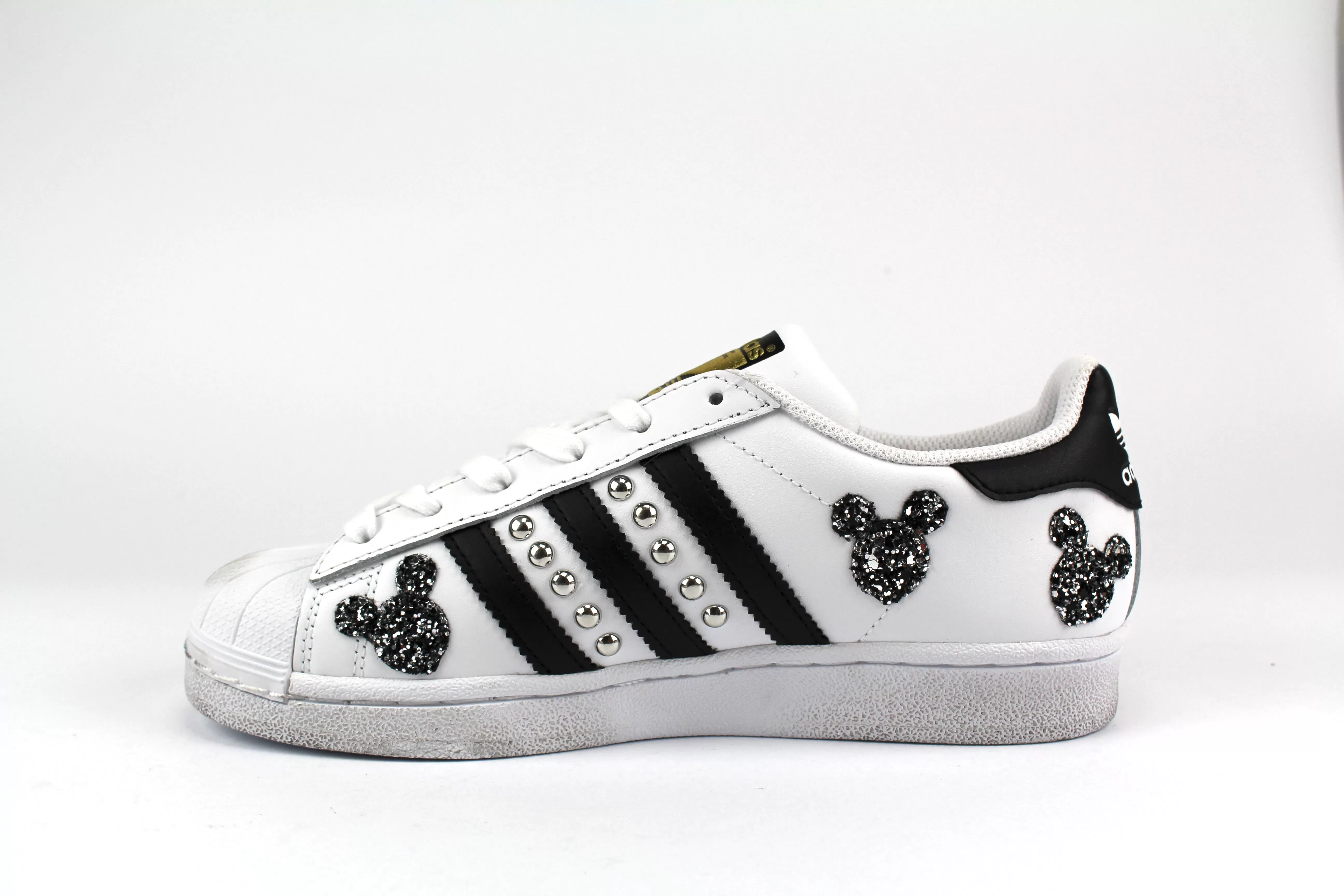 Adidas Superstar Topolini Black Silver & Borchie