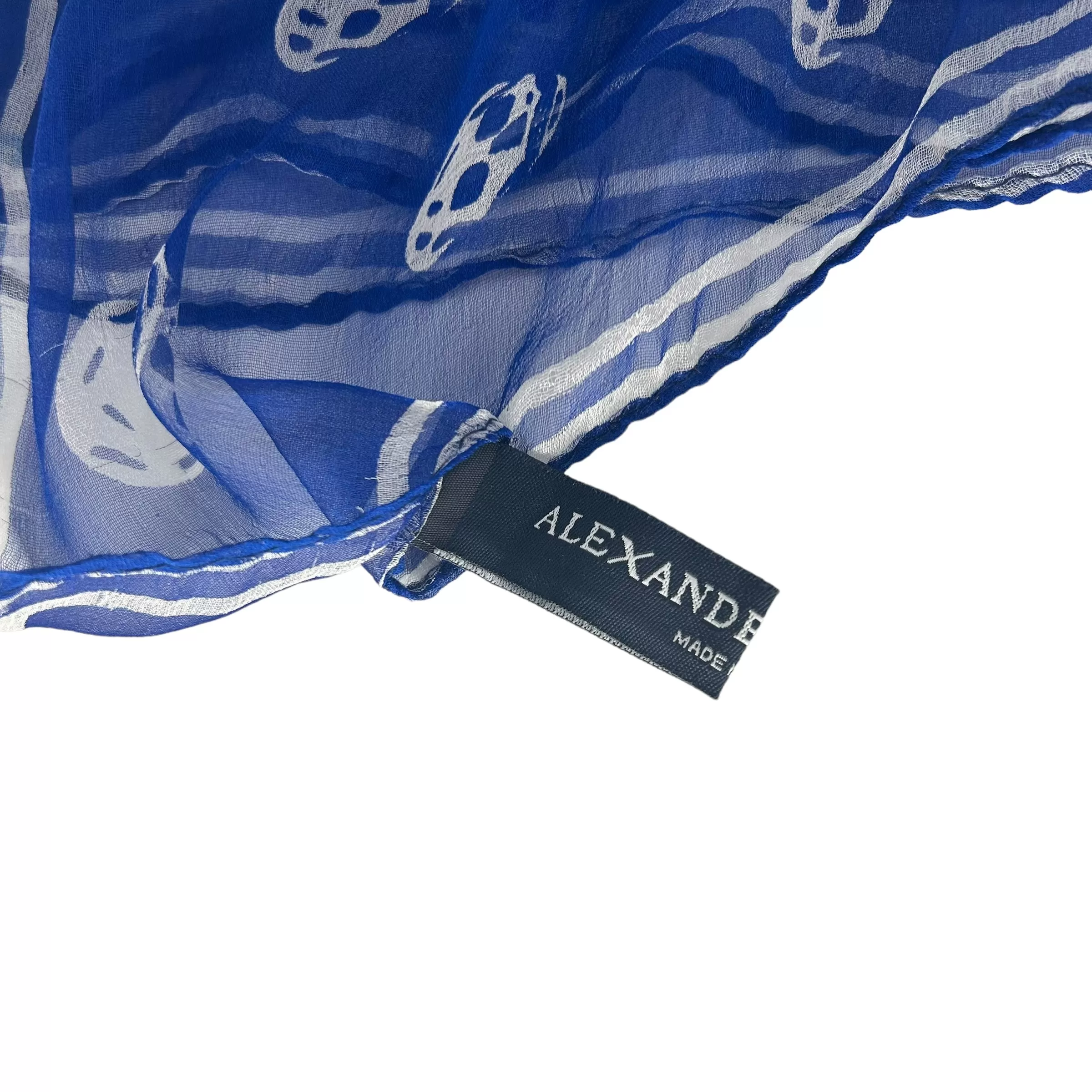 Alexander McQueen/Scarve/Blue/