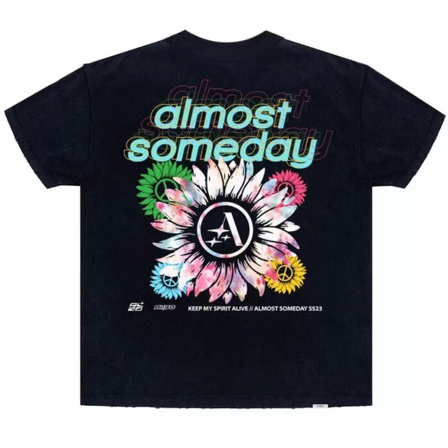 Almost Someday Alive Tee (Black) ASC5-17