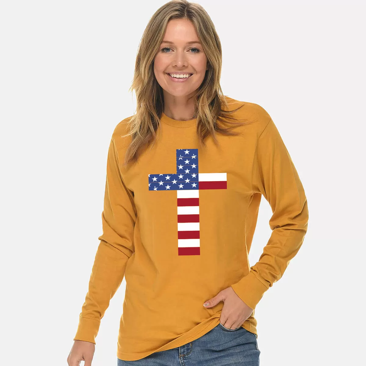 American Cross Unisex Long Sleeve T Shirt