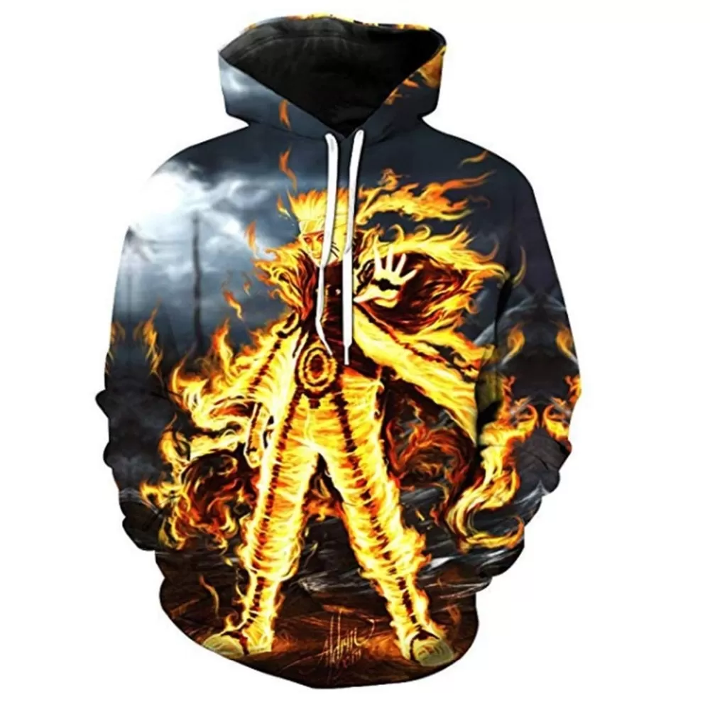 Anime Naruto 3D Hoodies Streetwear Sweatshirt Casual Hoody Men Women 3D Pullover Harajuku Tracksuit Male Hip Hop Hooded DropShip