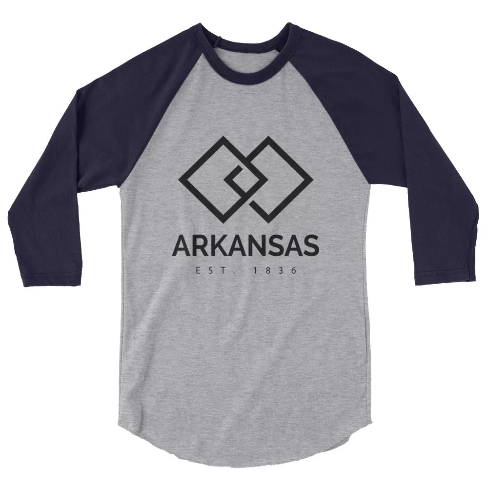 Arkansas - 3/4 Sleeve Raglan Shirt - Established