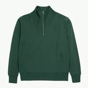 ARNE SEACELL HALF ZIP DARTMOUTH GREEN