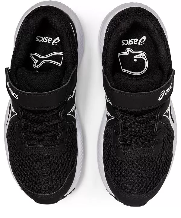 Asics Contend 7 PS Kids Black White   