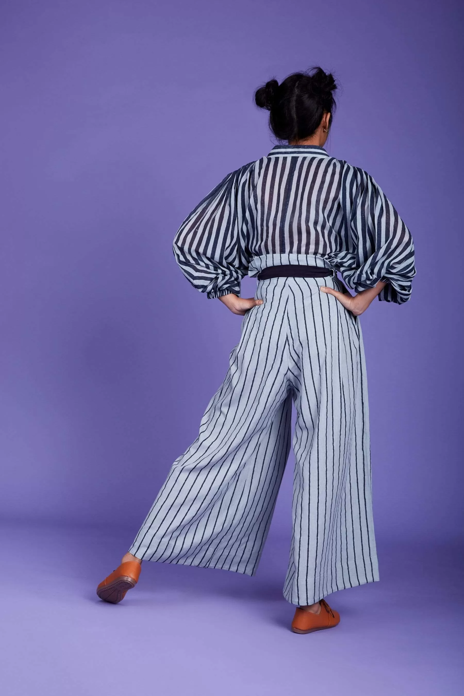 Baha Shirt and Pant Set-SS Blue