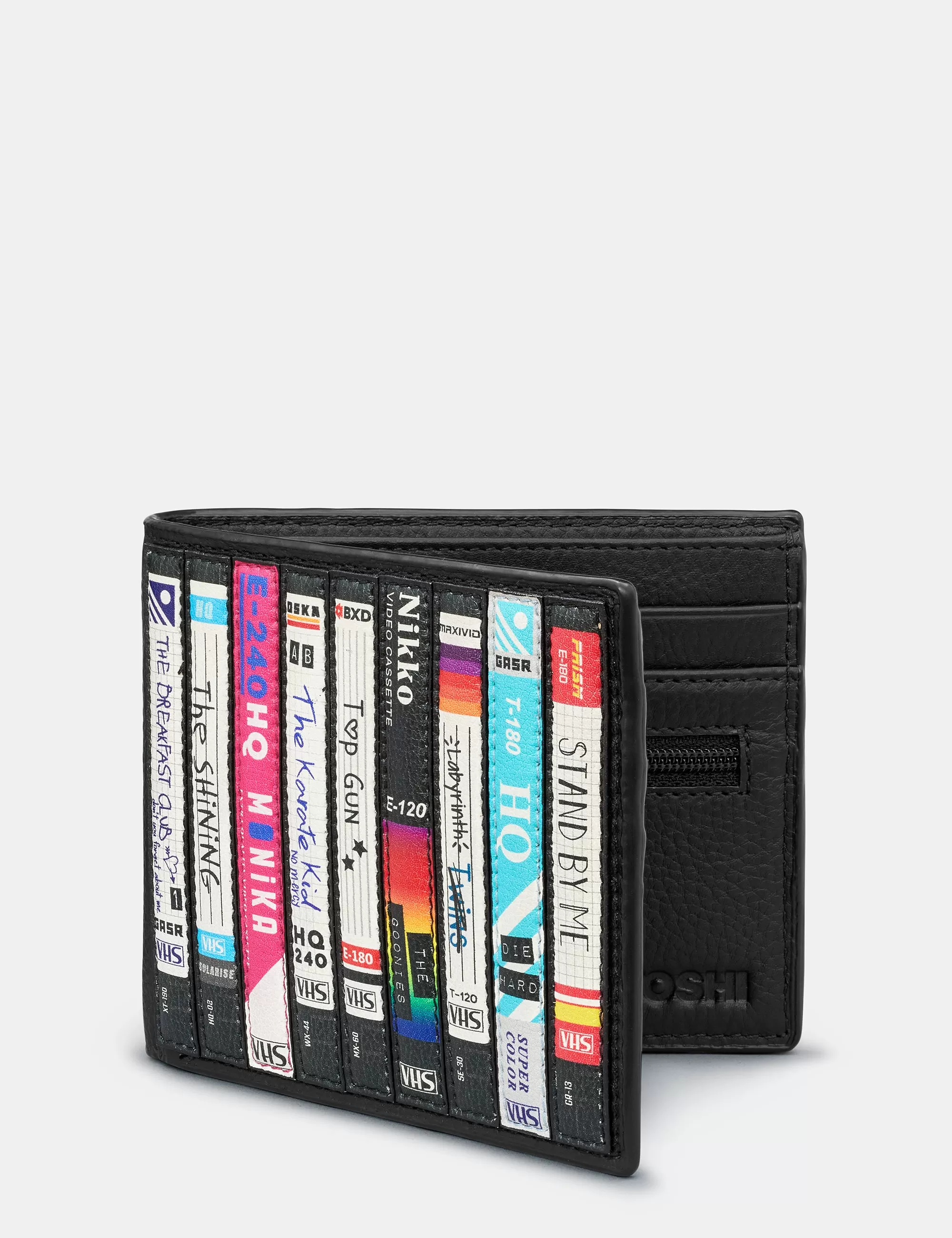 Be Kind Rewind Black Leather Wallet