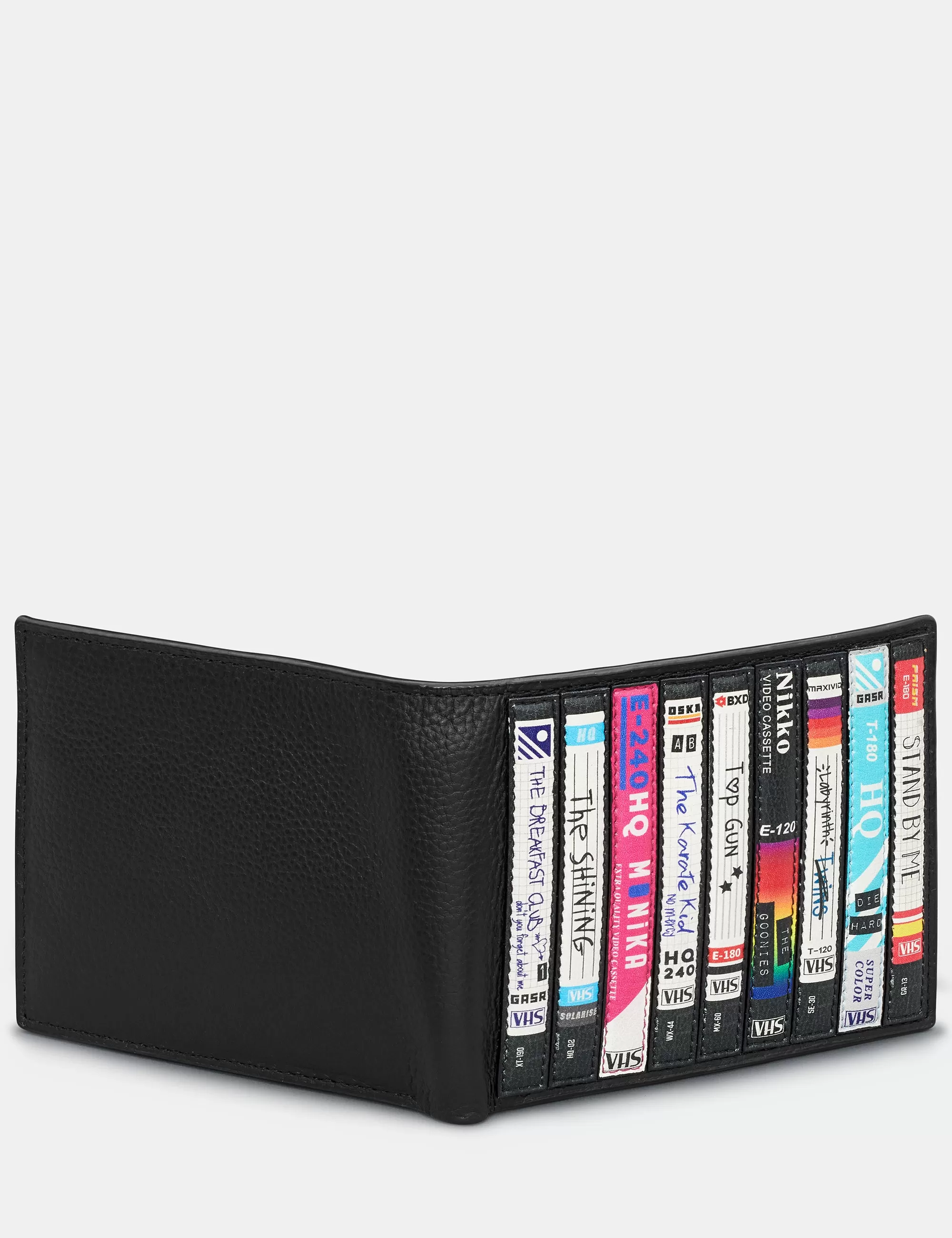 Be Kind Rewind Black Leather Wallet