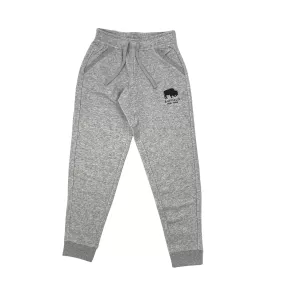 BFLO Heather Grey With Embroidered Buffalo, NY Sweatpants