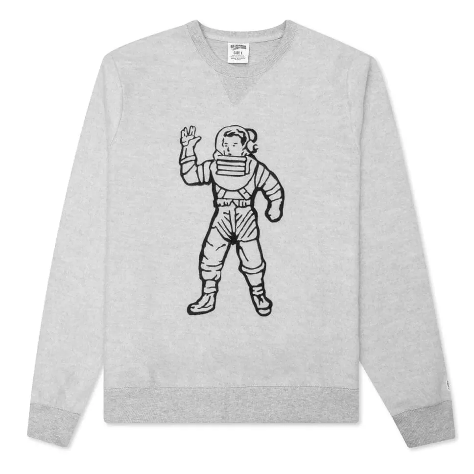 Billionaire Boys Club BB Astronaut Crewneck (Heather Grey) 811-8312