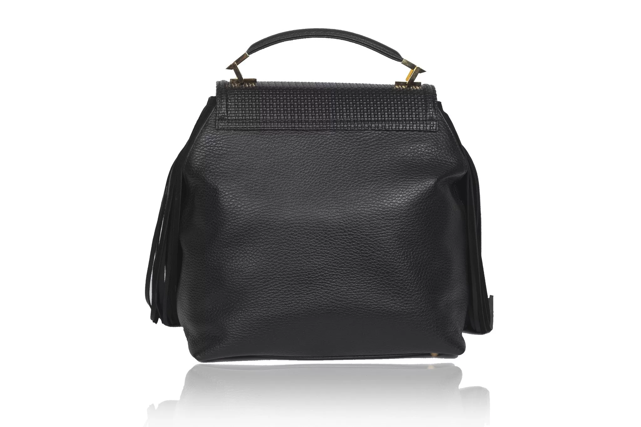 Black Becky Medium Satchel