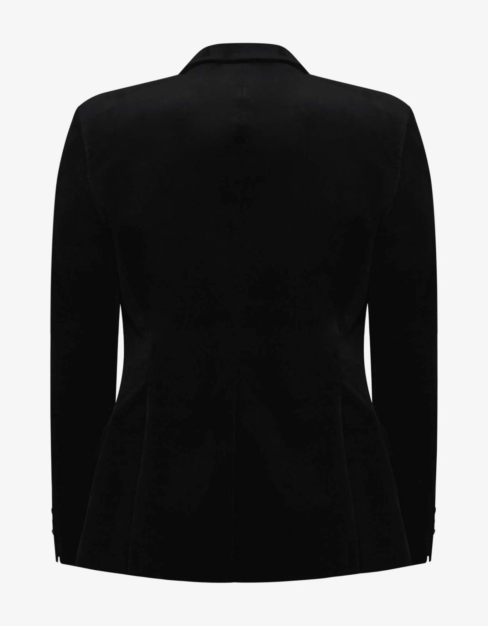 Black Velvet 6 Button Blazer