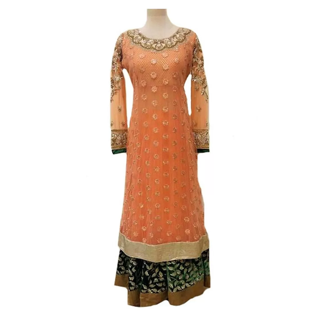 Bollywood Style Anarkali Orange