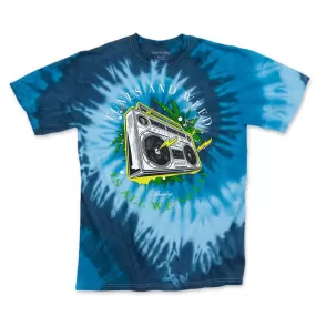 Boombox Blue Tie dye