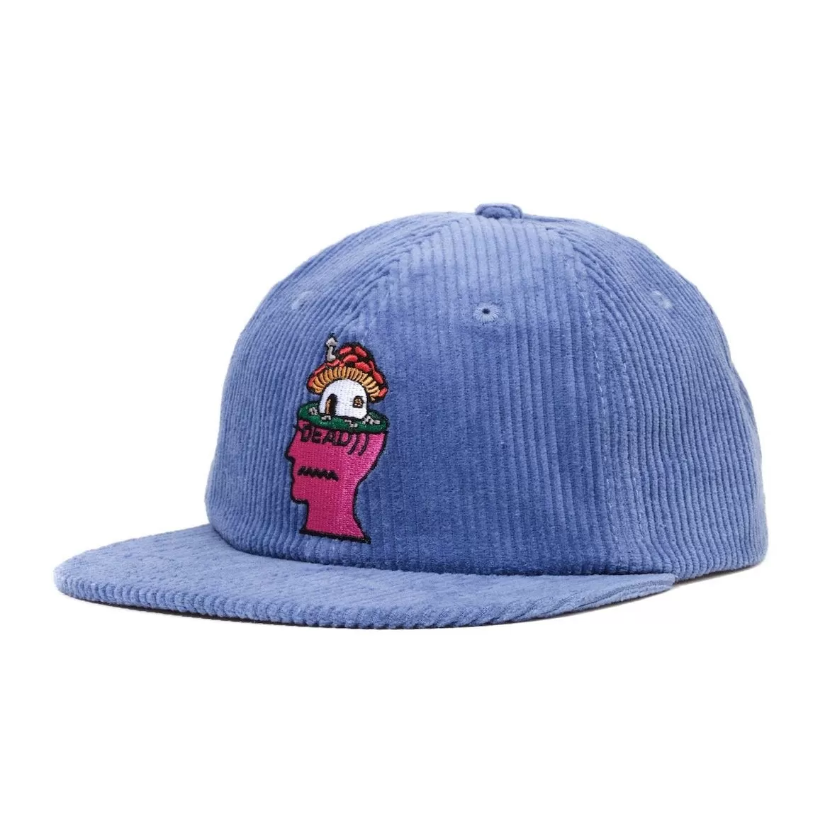 Brain Dead Mushroom Head Cord 6-Panel Hat