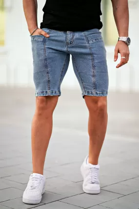 Buy $80 Free Shipping Men's Stretch Denim Short - Blue