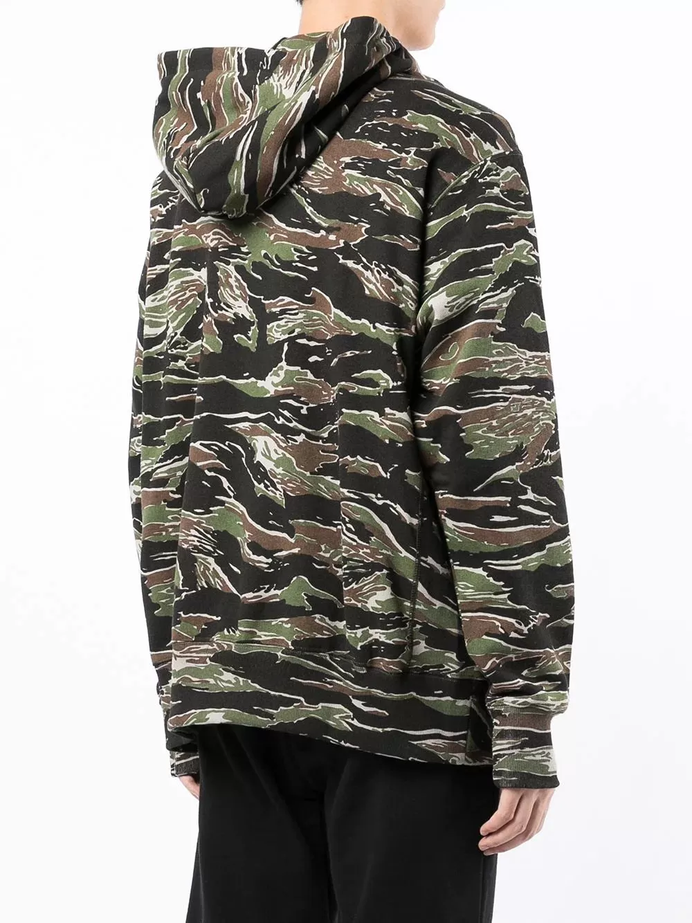 Camouflage-Print Long-Sleeve Hoodie