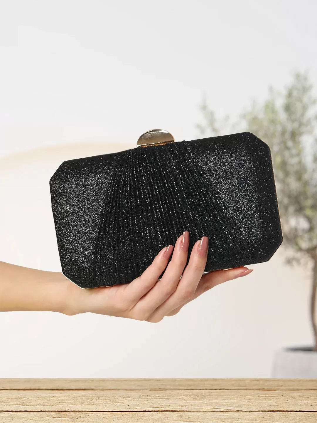 Caprese Gloriana Clutch Small Black