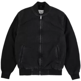 CARHARTT WIP Paxon Bomber Black/Black Stone Washed