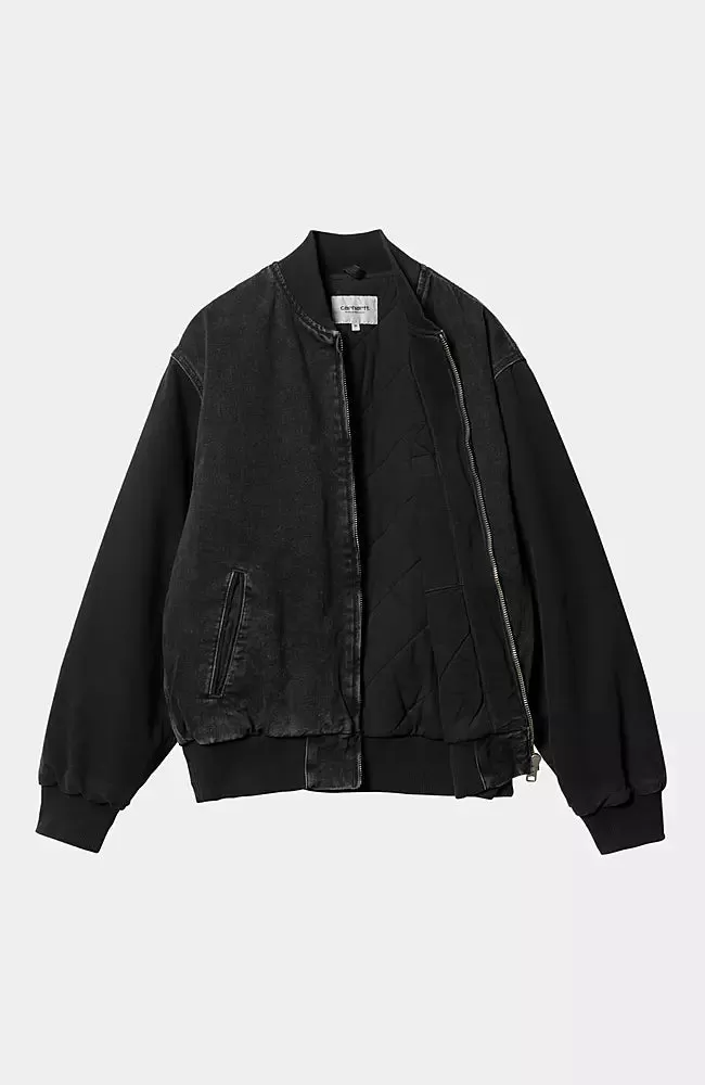 CARHARTT WIP Paxon Bomber Black/Black Stone Washed