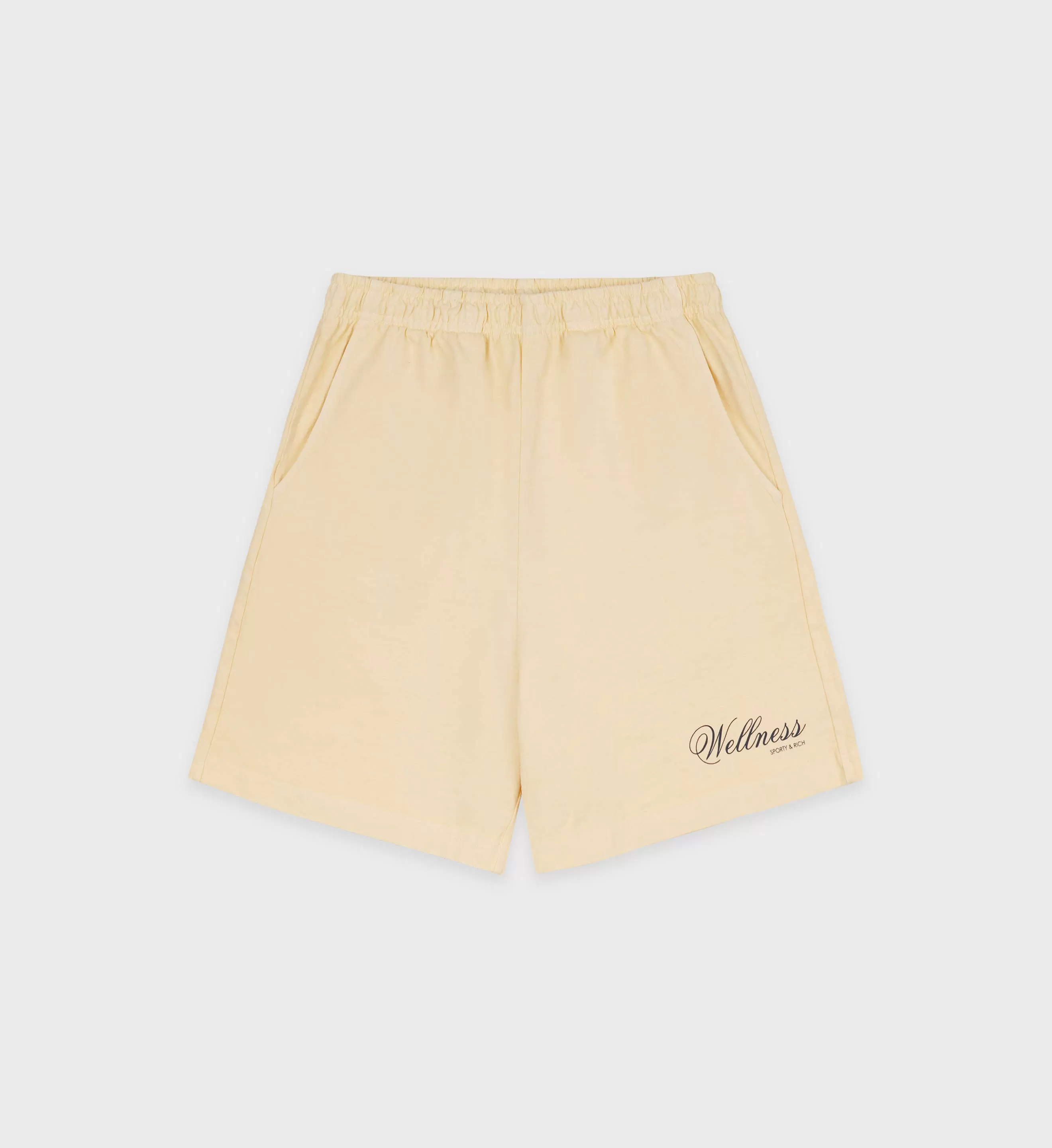 Carlyle Gym Short - Almond/Navy