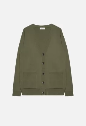 Cashmere Cardigan / Olive