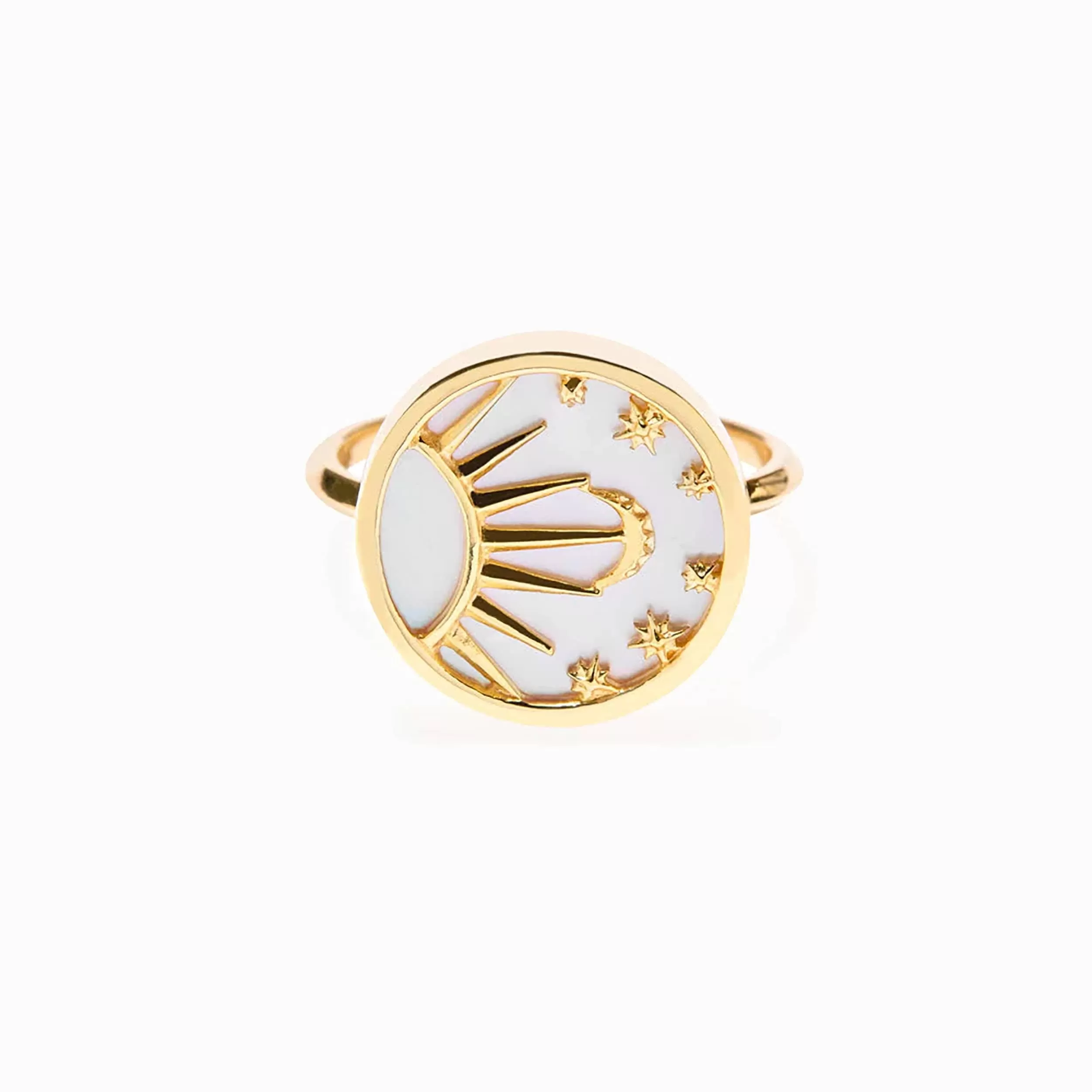 Celestial Mother of Pearl Ring