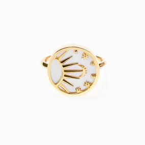 Celestial Mother of Pearl Ring