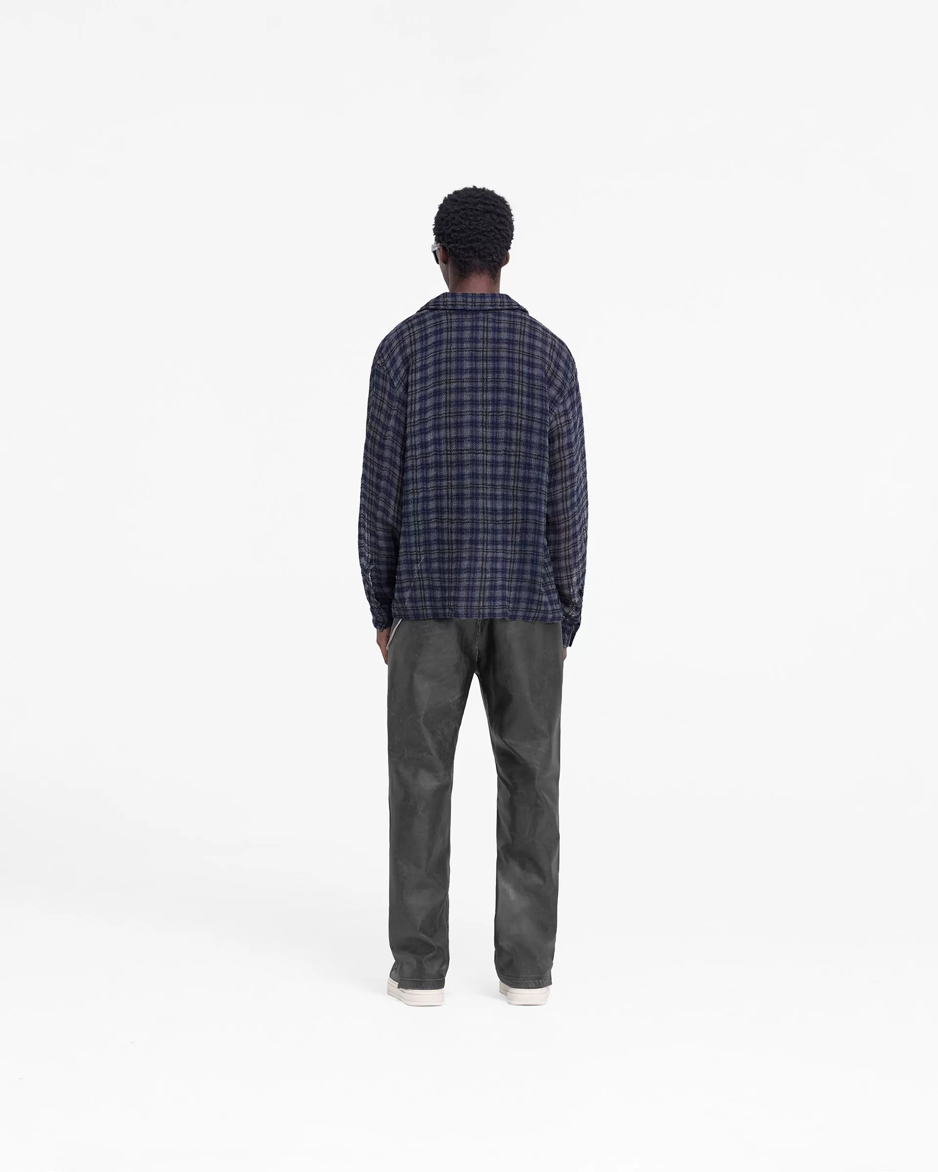 Check Flannel Shirt - Blue Check