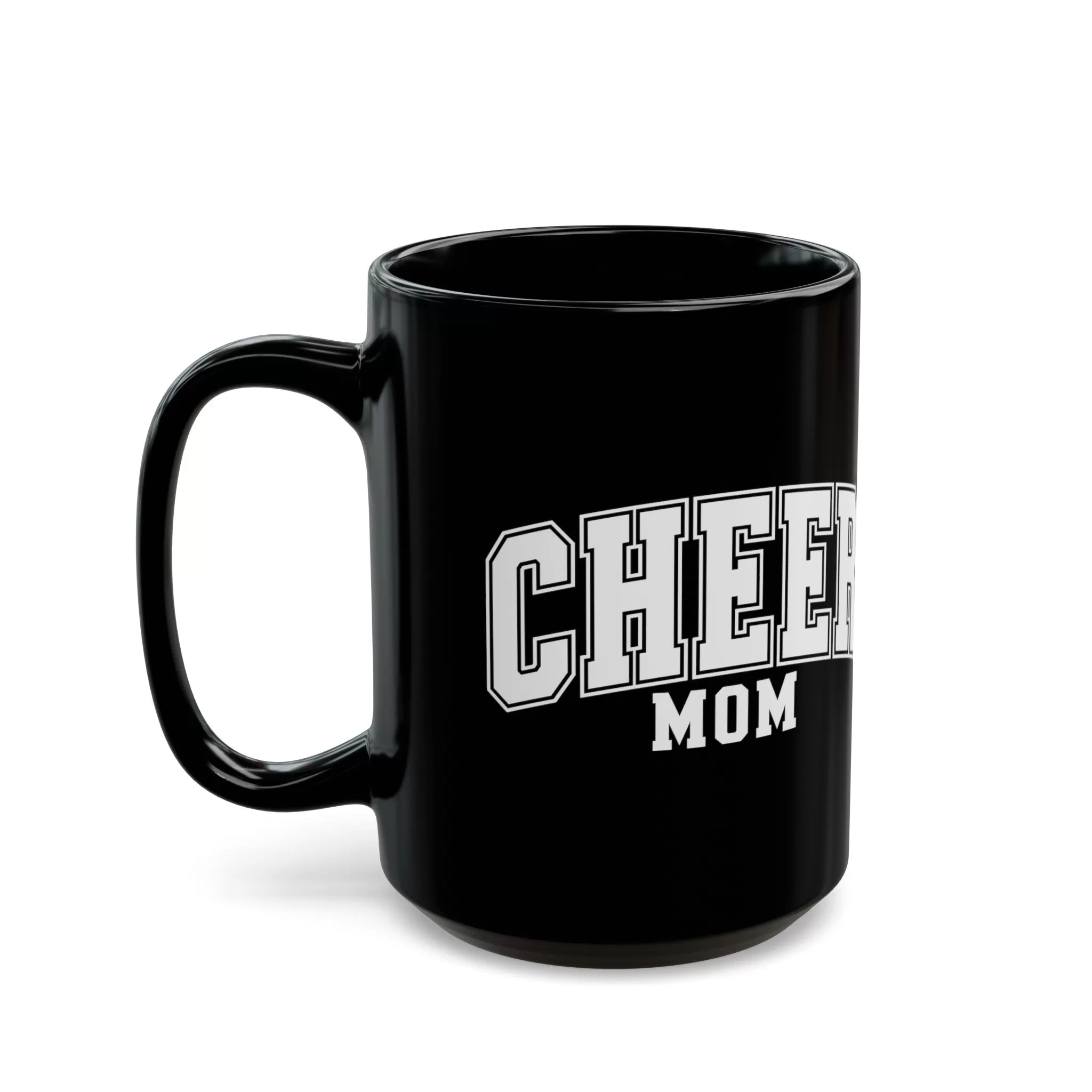 CHEER MOM - Black Mug (11oz, 15oz)