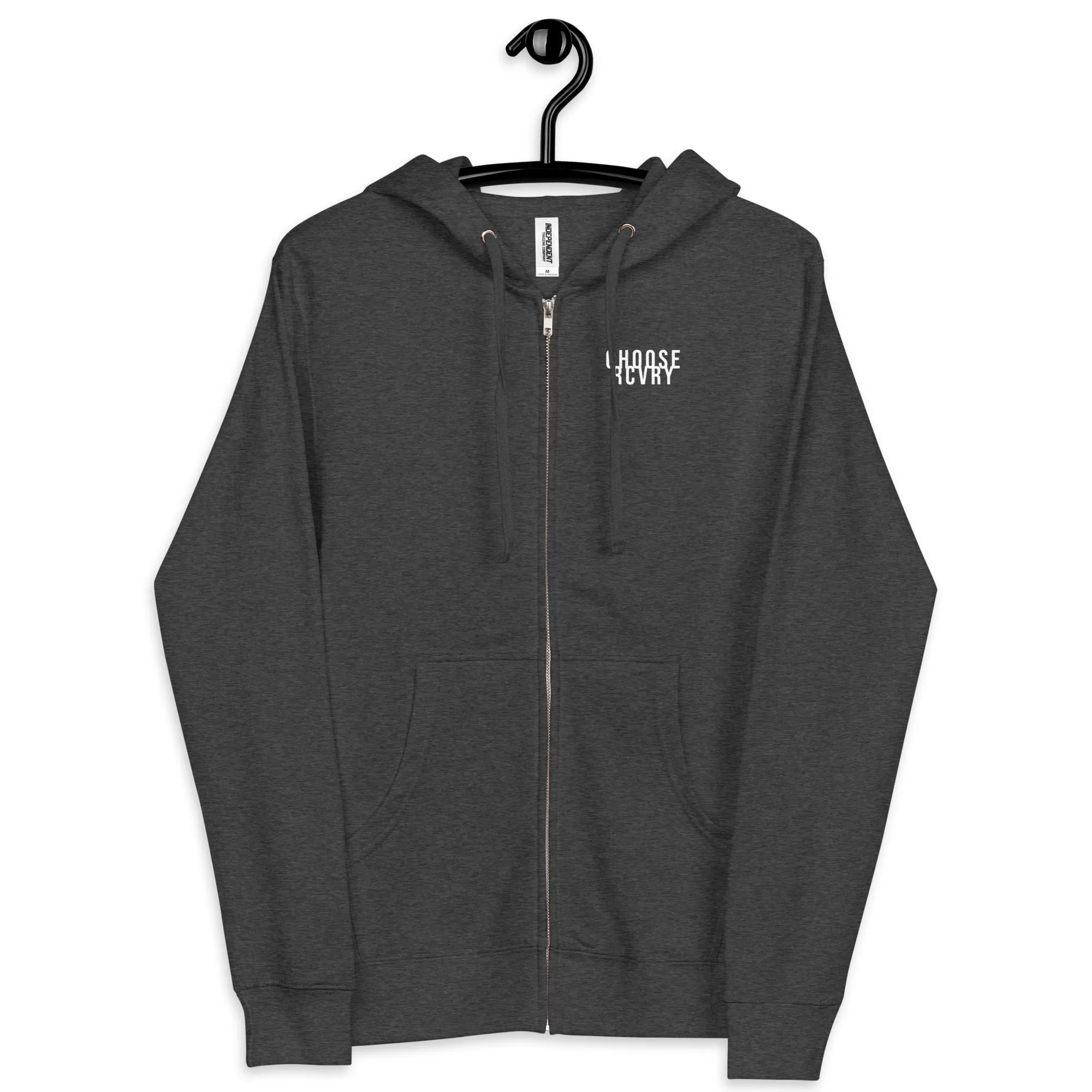 Choose RCVRY NGU Unisex Zipup Hoodie