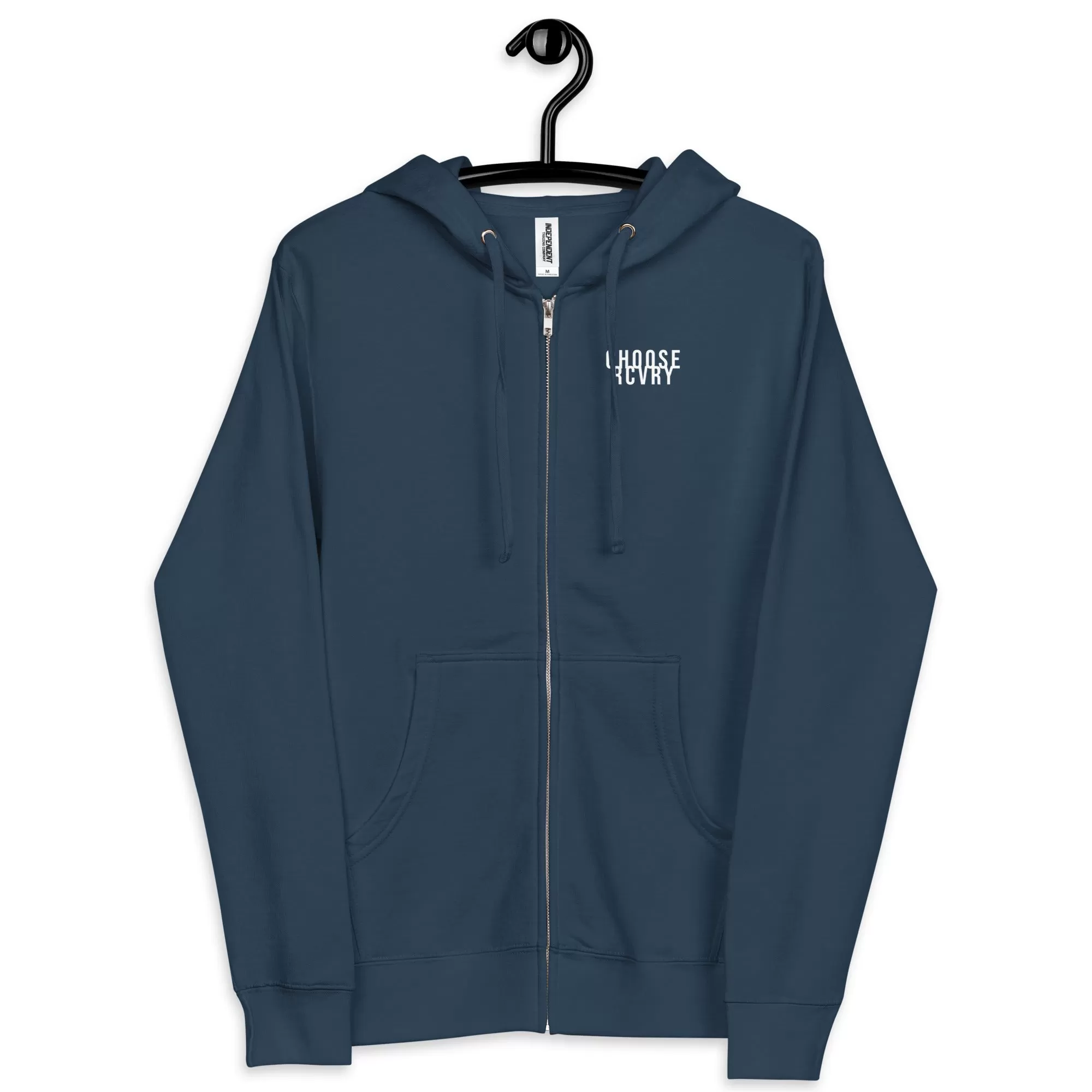 Choose RCVRY NGU Unisex Zipup Hoodie