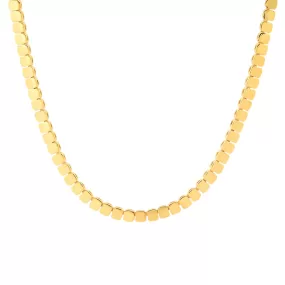 Classic Gold Square Collar Necklace