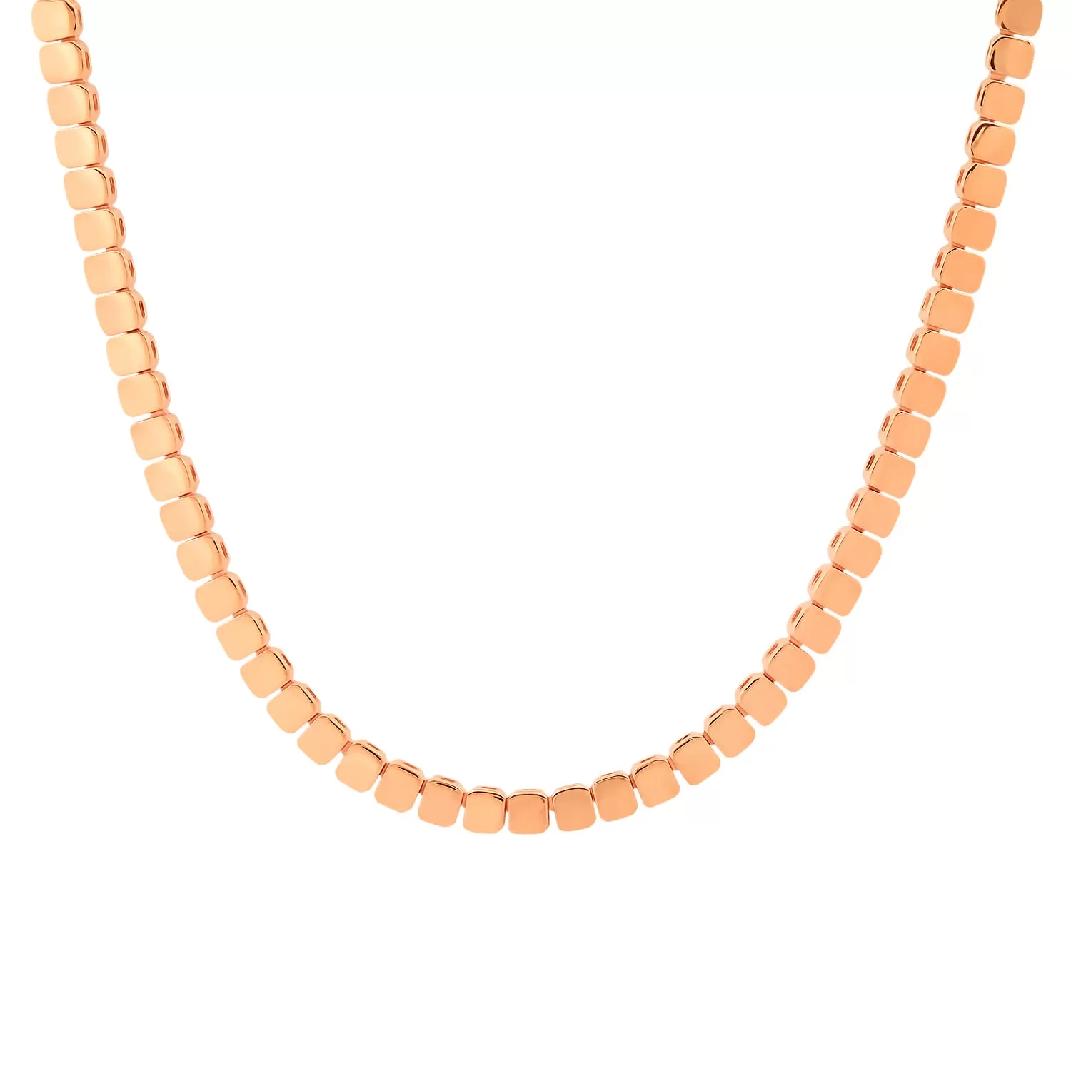 Classic Gold Square Collar Necklace