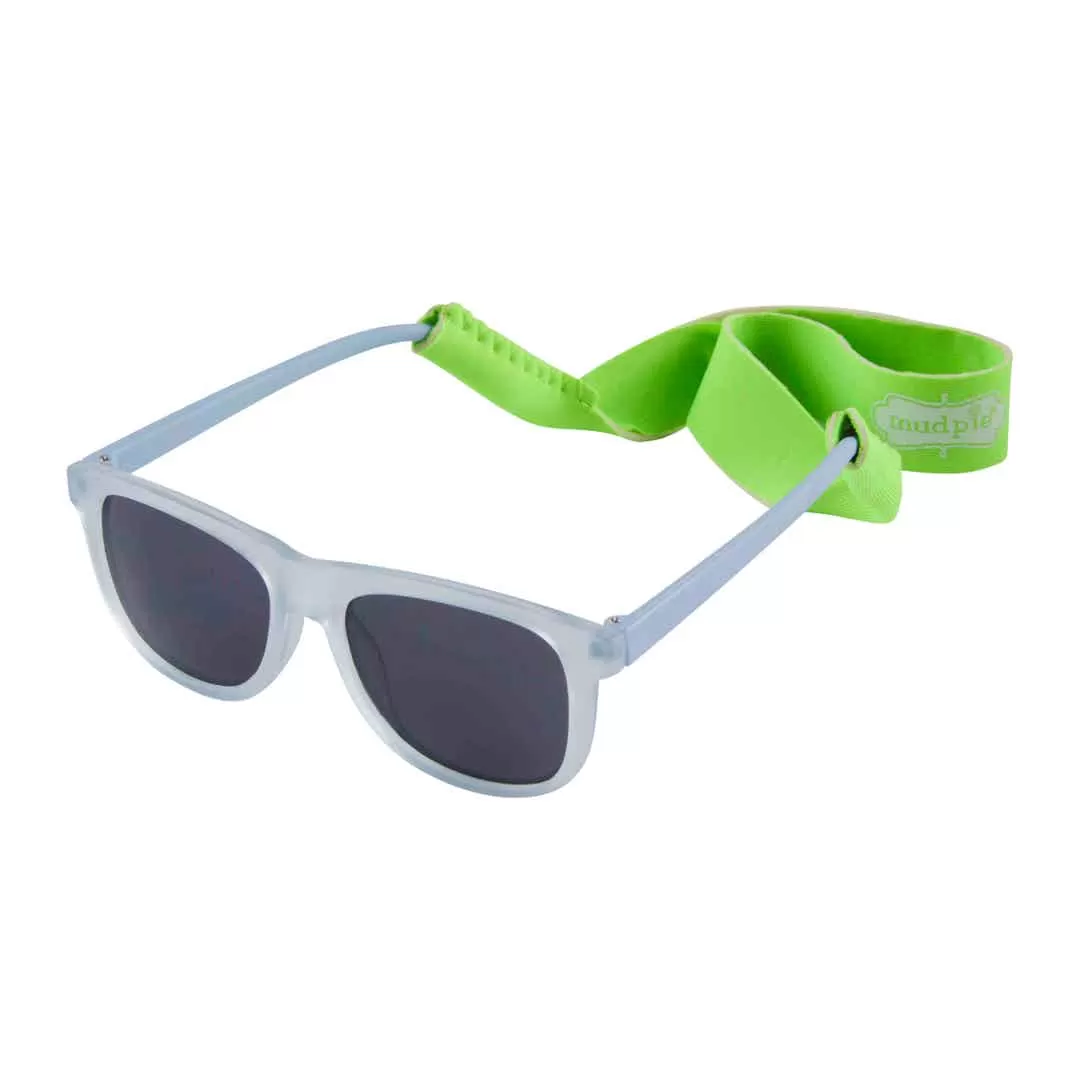 clear blue boy sunglasses