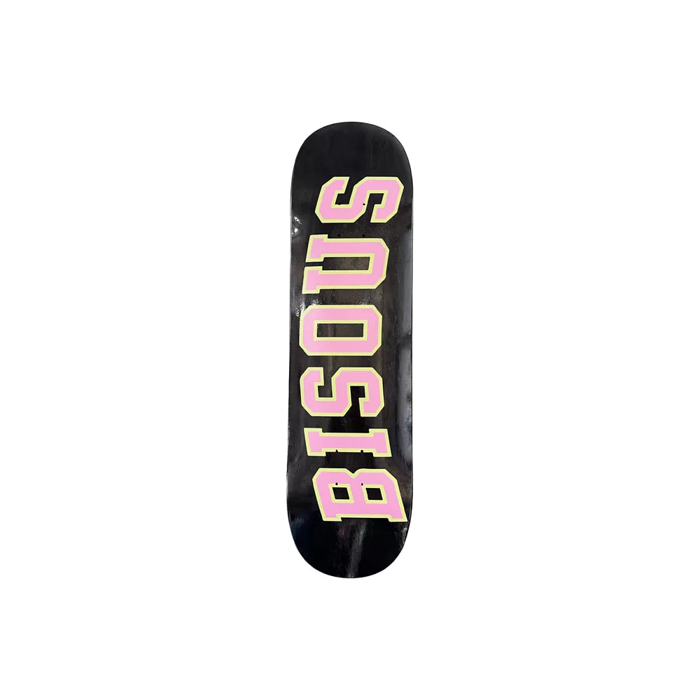 College Skateboard Deck (Black)