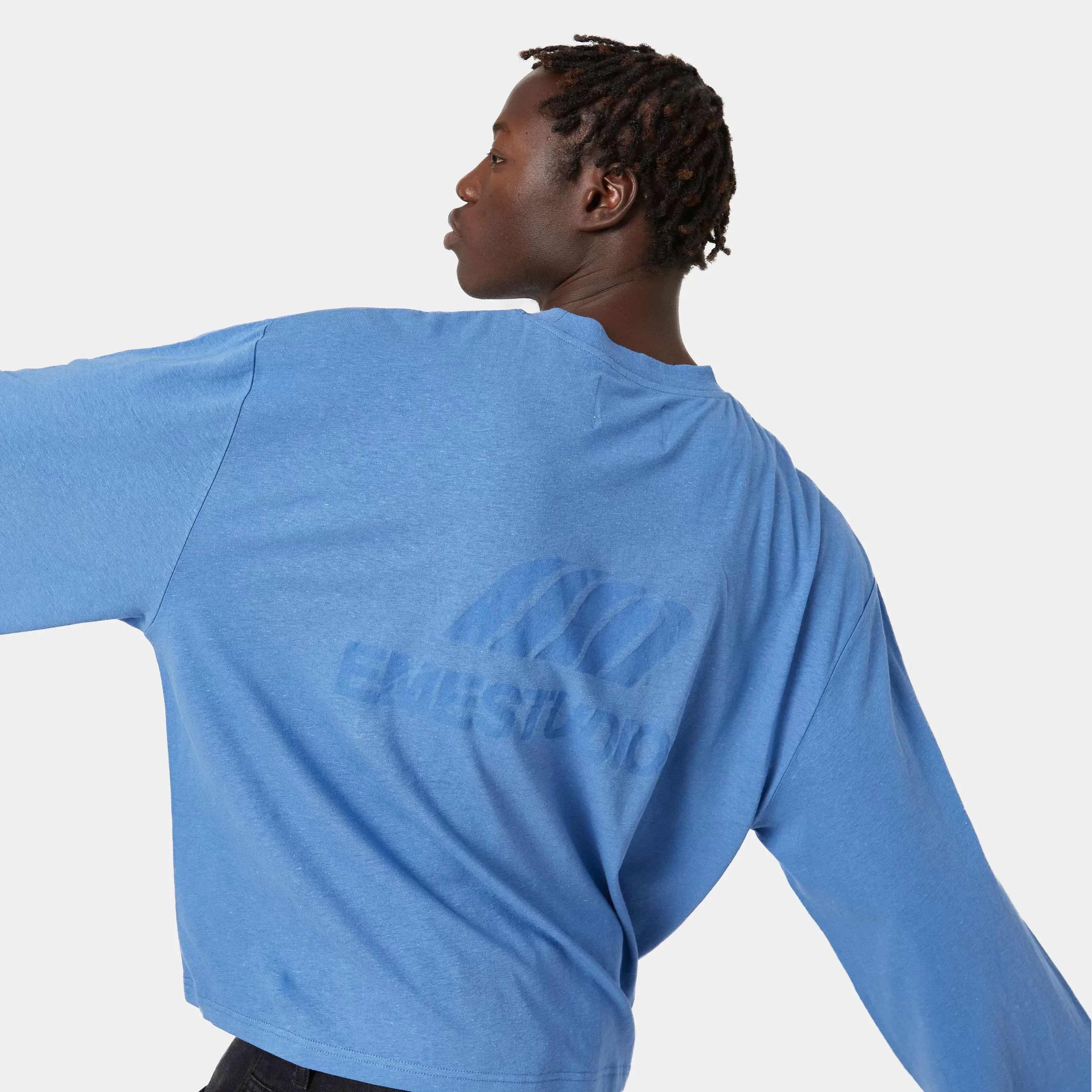 Cotten Long Sleeve Blue