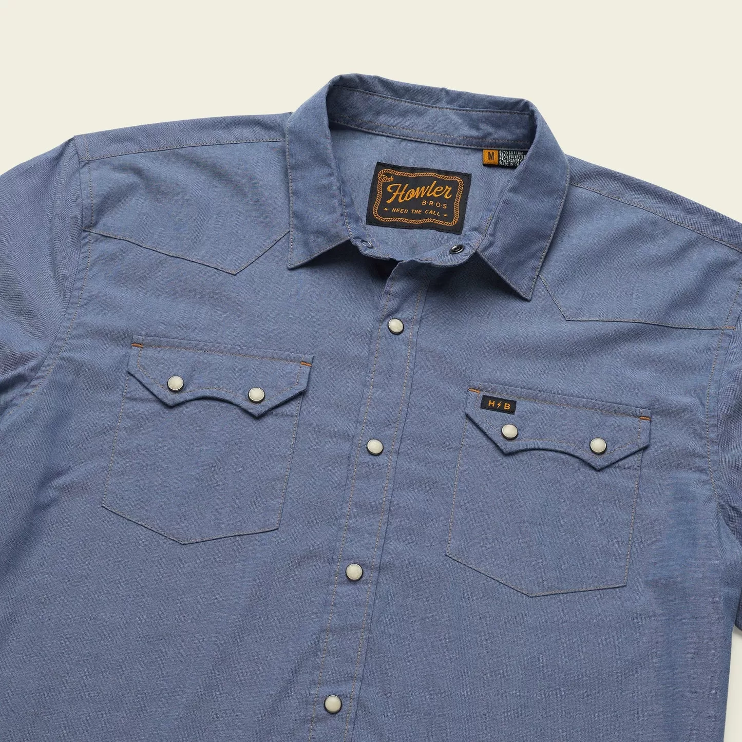 Crosscut Snapshirt - Classic Blue Chambray