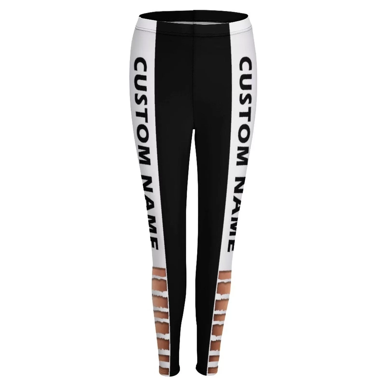 Custom Name Hollow Out Leggings Design Your Own Leggings