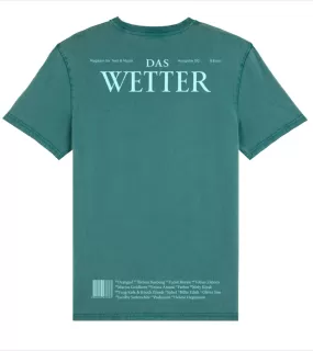 Das Wetter-Abo (Deutschland)   T-Shirt »Inhalt 2023« Türkis