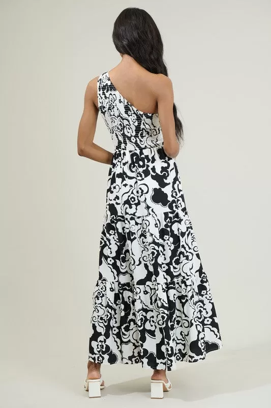 Del Mar One Shoulder Maxi Dress