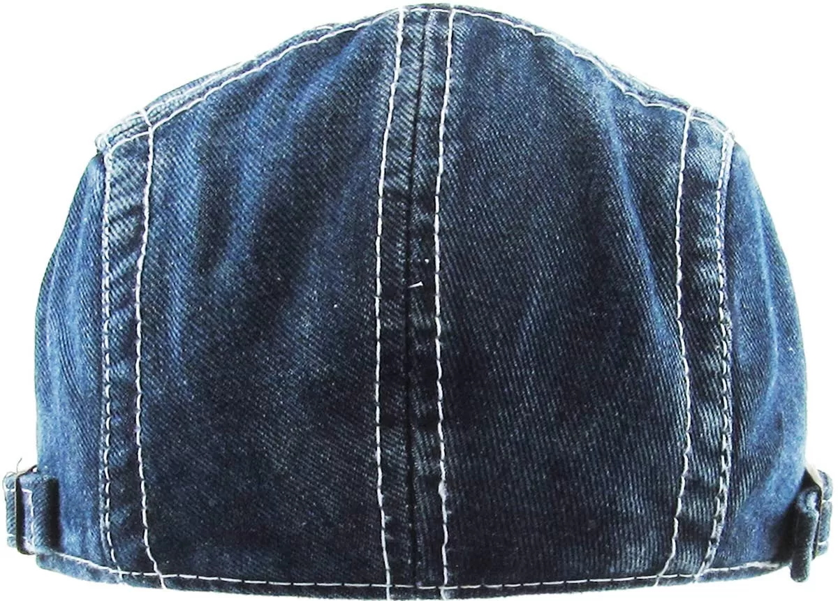 Denim Newsboy Cap