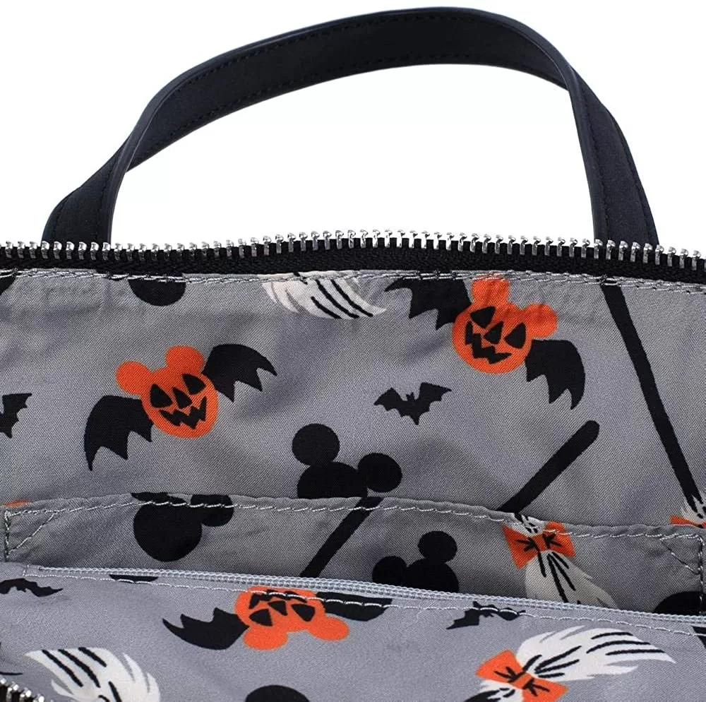 Disney Mickey & Minnie Halloween Allover Print Crossbody Bag