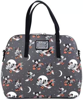 Disney Mickey & Minnie Halloween Allover Print Crossbody Bag